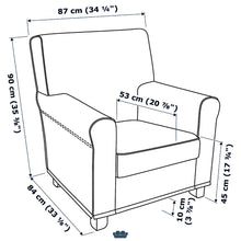 Cargar imagen en el visor de la galería, Novara Sillón color Natural | Siente Comodidad y Confort
