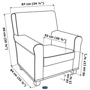 Novara Sillón color Natural | Siente Comodidad y Confort