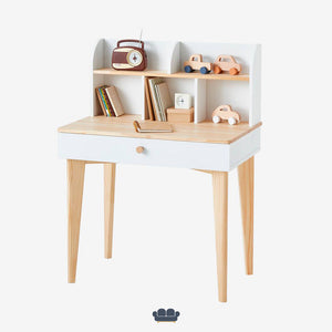 Sabino Escritorio Infantil color Blanco y Madera