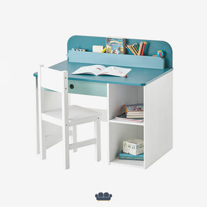 Giotto Escritorio Infantil color Blanco y Azul Bondi